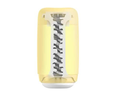 TENGA PUFFY CUSTARD YELLOW (NET)-0