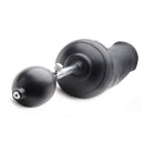 Tom of Finland Toms Inflatable Silicone Dildo with squeeze bulb and pressure valve for adjustable size.