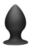 Tom Of Finland Anal Plug Extra Large Silicone Black - bold premium pleasure tool for experienced users.
