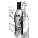 Tom of Finland Hybrid Lube 8 Oz bottle with graphic design featuring iconic male figures.