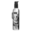 Tom of Finland Hybrid Lube 8 Oz bottle featuring a unique design for enhanced performance.