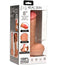 JOCK Real Skin 8” Dual Density Silicone Dildo with Balls – Realistic Feel & Strong Suction Base