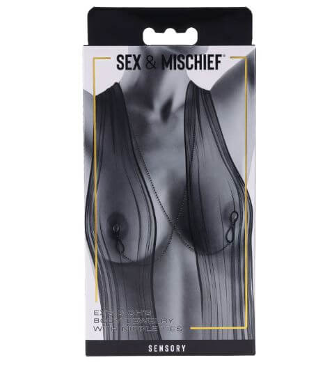 EX'S & OH'S BODY JEWELRY W/ NIPPLE TIES-0
