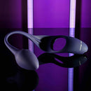 Zero Tolerance Tip to Tail Vibrating Plug & Penis Ring with 7 Speeds & Patterns, USB Rechargeable, against a purple backdrop