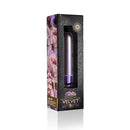 Touch of Velvet Soft Lilac 90mm Bullet Vibrator packaging featuring floral design.