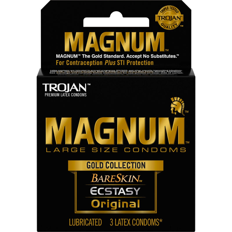 TROJAN MAGNUM GOLD COLLECTION 3PK-0