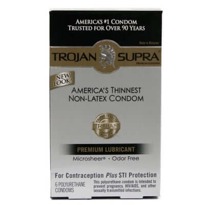 TROJAN SUPRA BARESKIN 6PK NON-LATEX-0