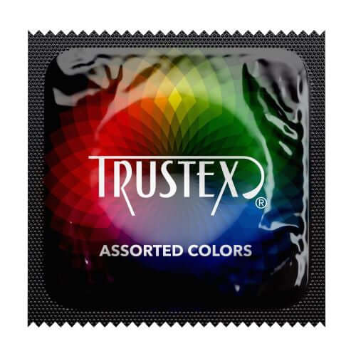 TRUSTEX CONDOMS 288PC BOWL ASSTD COLORS-0