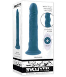 Evolved Tsunami realistic vibrator with wavy shaft, remote control, and textured head in original packaging.