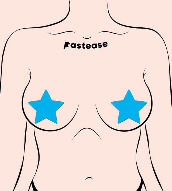 PASTEASE STAR GLOW IN THE DARK NEON TURQUOISE-0