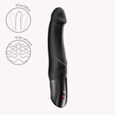Fun Factory Mr Boss G-Spot Vibrator Black with flexible design and vibration features for targeted stimulation.
