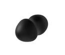 Urself Fortify Silicone Stroker Black displayed in a sleek black color, showcasing its smooth, durable design.
