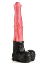 CREATURE COCKS Giant Centaur XL Silicone Dildo with long ribbed shaft and hoof-like base