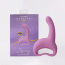 Camtoyz Squirty G-Spot Vibrator and Stimulator Purple in packaging with ergonomic design.