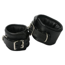 Strict Leather Padded Premium Locking Ankle Restraints for secure and comfortable bondage sessions.