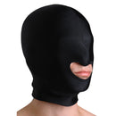 Strict Leather Premium Spandex Hood with Mouth Opening for enhanced sensory play and power exchange.