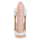 Size Matters Penile Aide Penis Extender White device showing spring-loaded rods for gentle stretching