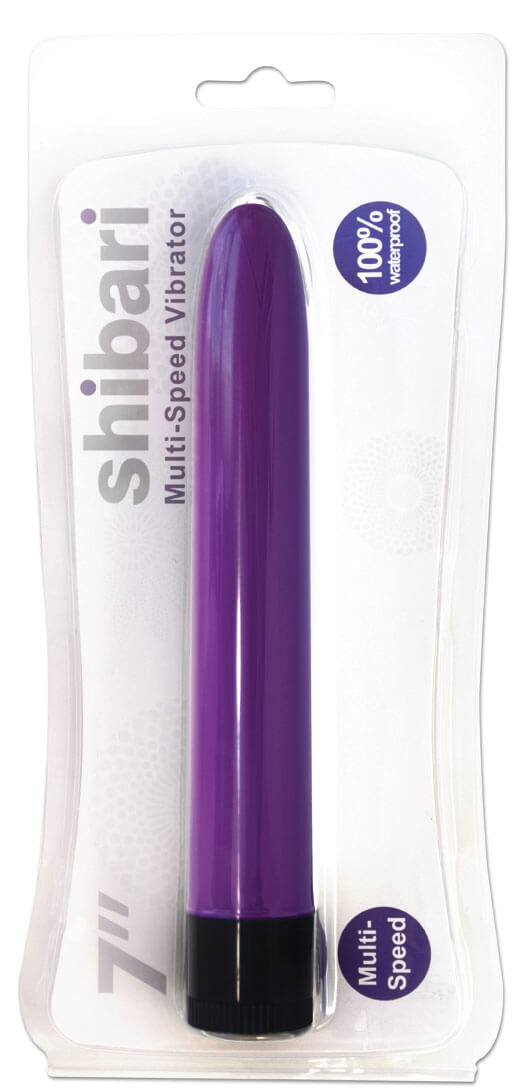 SHIBARI 7 MULTI SPEED VIBRATOR PURPLE "-0