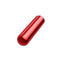 Kool Vibes Rechargeable Mini Bullet Vibrator in Cherry Red with 10 Vibration Modes and Sleek Metallic Finish