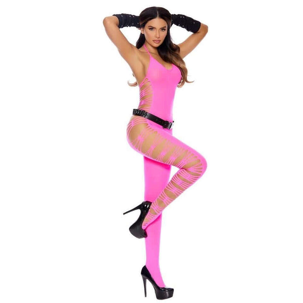 BODYSTOCKING W/ CUTOUT SIDES-0