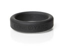 Boneyard Silicone Cock Ring 35mm Black displayed on a clean surface, showcasing its sleek design and branding.