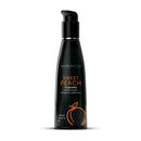 Wicked Aqua Sweet Peach Lubricant 4 Oz bottle featuring a flavored water-based design for intimate use.