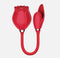 WILD ROSE & BULLET RECHARGEABLE SILICONE SUCTION VIBRATOR-0