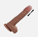 Working Stiff The Thrusting Jack Hammer Vibrating Dildo showing thrusting action and lifelike design