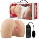 Mila Realistic Vagina and Ass Vibrating Masturbator Light with lifelike details and remote control for enhanced pleasure.