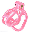 KINK CHASTITY SERIES LOCKING COCK CAGE XS PINK-0