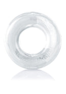 Screaming O RingO Biggies Cock Rings 36 Count Candy Bowl clear stretchy ring for comfort and performance.