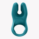 Fun Factory Nos Classic Vibrating Cock Ring Green - premium vibrating ring designed for dual-motor stimulation.