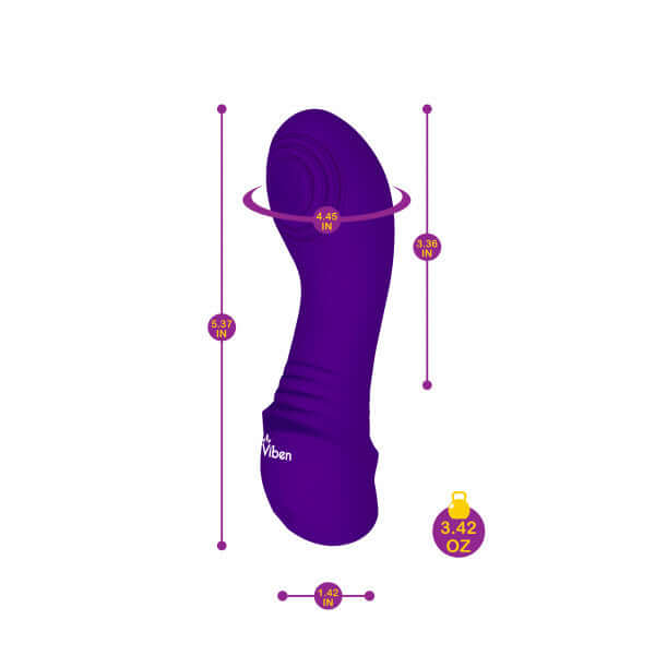 SABELA VIOLET INTENSE MINI G-SPOT VIBE-5