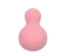 Tenga iroha YUKI Nadeshiko Color ergonomic massager in soft pink with snowman-inspired shape.