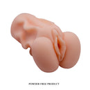 Crazy Bull Masturbator Sleeve Linda Beige as a compact, skin-safe stroker for satisfying solo play.