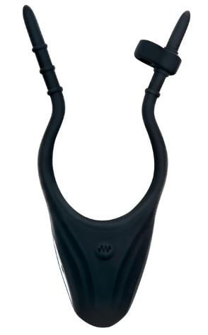 ZOLO Fat Tire Vibrating Cock Ring with adjustable lasso design and 10 vibration modes for enhanced pleasure and customizable fit