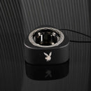 Stylish charging case for Playboy Pleasure Zone 10-speed vibrating and thrusting toy.