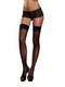 Dream Girl Lingerie Sheer Thigh High Stockings Black OS Moulin at $3.99
