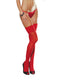 Dream Girl Lingerie Thigh High Sheer Red OS Moulin at $4.99