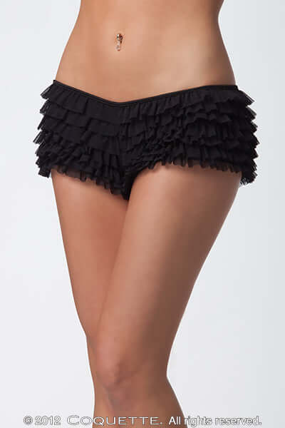 Coquette Lingerie Coquette International Lingerie Ruffle Shorts with Back Bow at $14.99