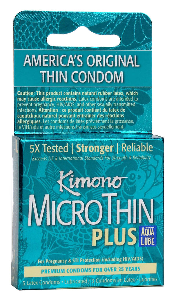 KIMONO MICROTHIN W/ AQUA LUBE 3PK-0