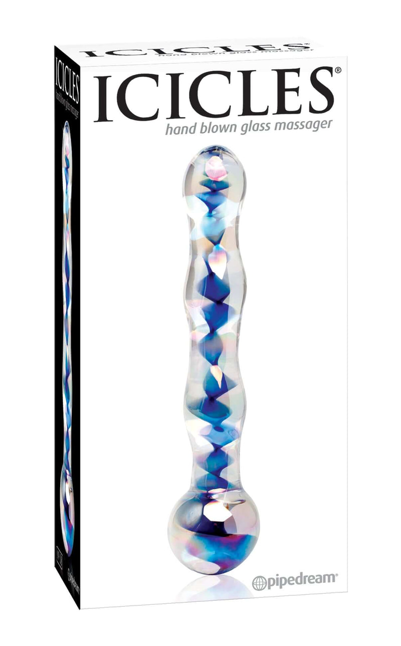 Icicles No. 8 Glass Wand - Hand-Crafted Elegance for Sensual Delights Icicles No. 8 Glass Wand - Hand-Crafted Elegance for Sensual Delights