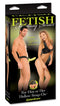Fetish Fantasy Series Beginner's Hollow Strap-On Glow in The Dark packaging with a couple using the product. For him or her.