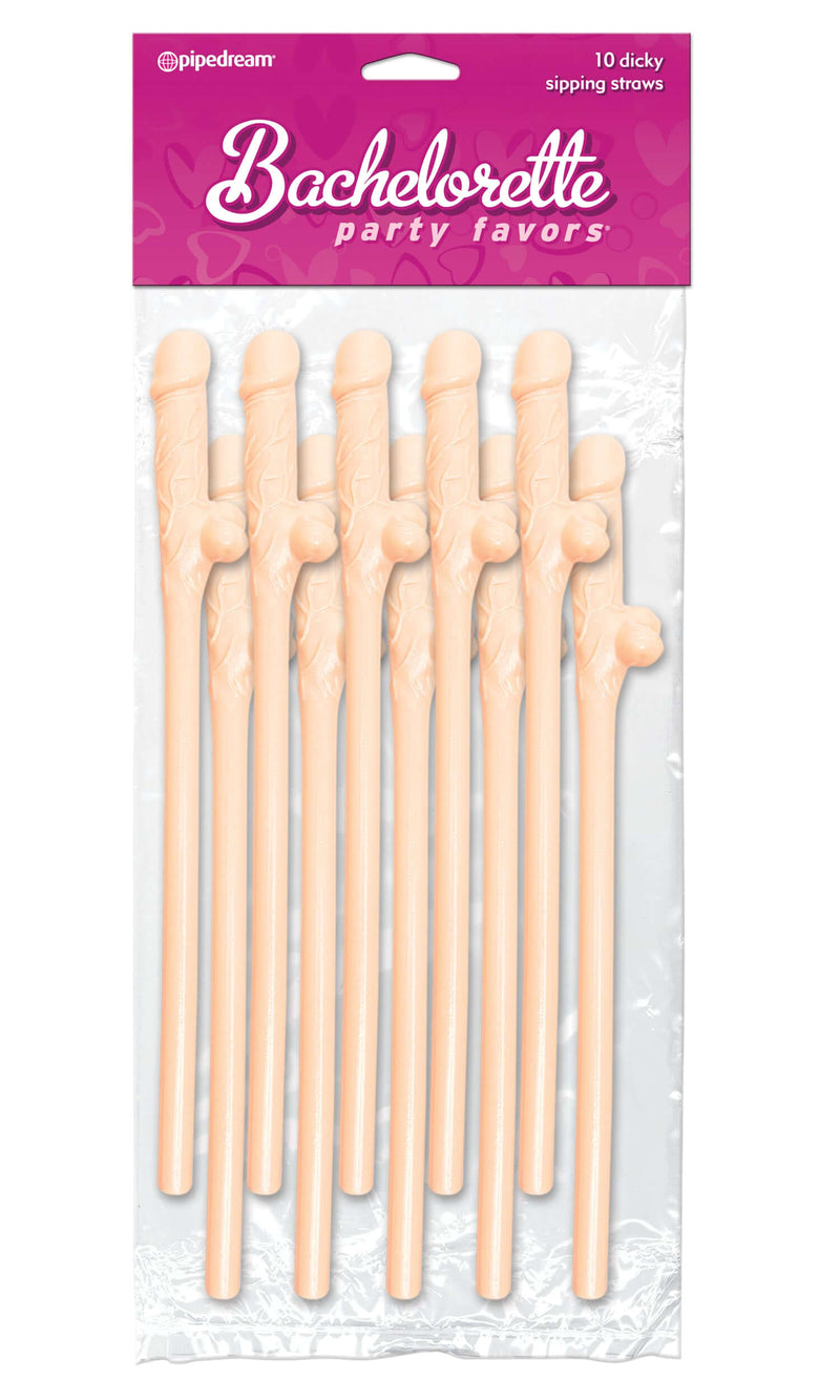 Pipedream Products Bachelorette Dicky Sipping Straws 10 Pieces Set at $7.99