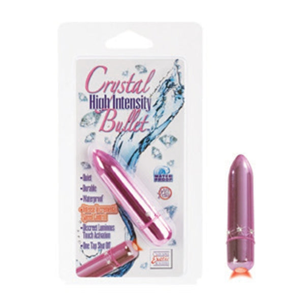 California Exotic Novelties Crystal High Intensity Bullet Pink Vibrator at $17.99