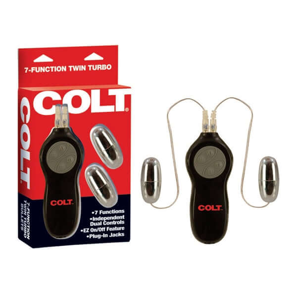 California Exotic Novelties COLT Gear 7 Function Twin Bullets at $29.99