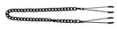 BLACK TWEEZER CLAMP W/LINK CHAIN-2