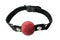 Spartacus Spartacus Leather Nickel Free 2 inches Silicone Removable Ball Gag Large Red at $34.99