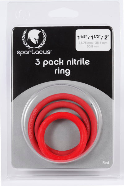 Spartacus Spartacus Nitrile Cock Ring Set at $7.99