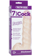 Vac U Lock 7 Inch Raging Hardon Cock with Ribbed Shaft in Original Packaging